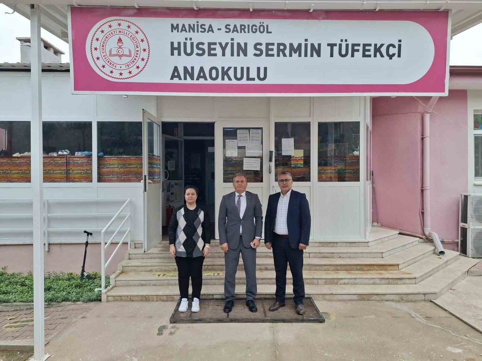 Sarıgöl’de eğitimin ilk basamağına yakın takip: Anaokulunda inceleme