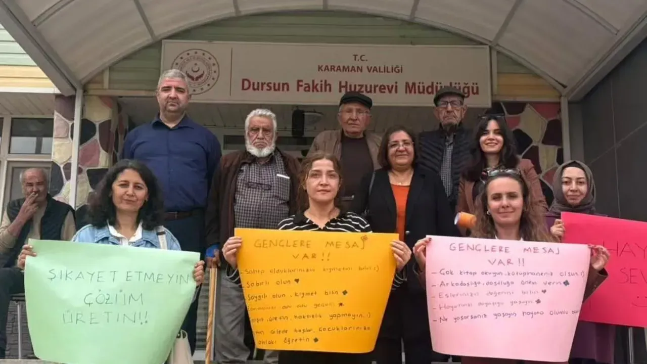 Karaman’da kuşakları buluşturan ziyaret: Huzurevinde gönül sohbeti