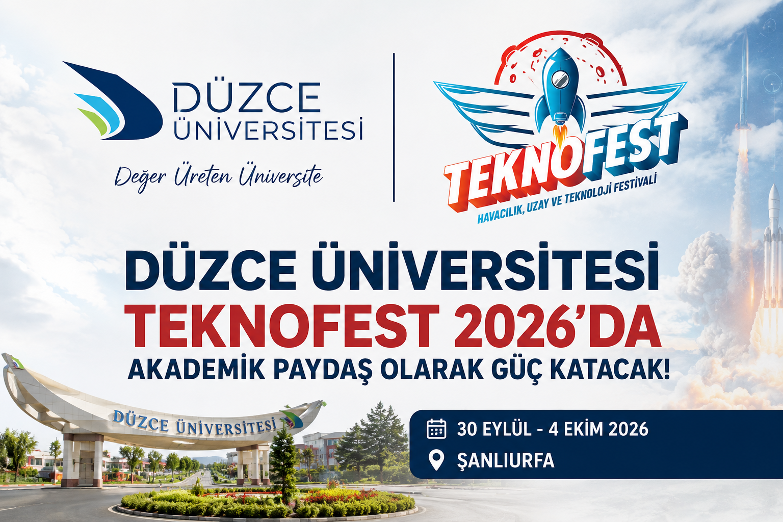 Düzce Üniversitesi TEKNOFEST'in Bilim Kadrosunda